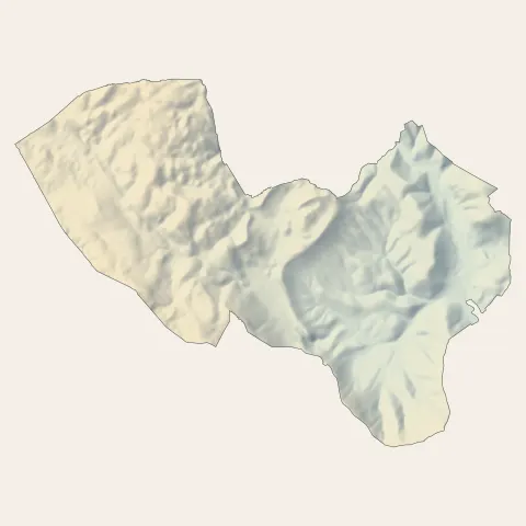 Solliès-Toucas : relief