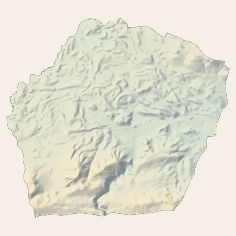 Tourves : relief