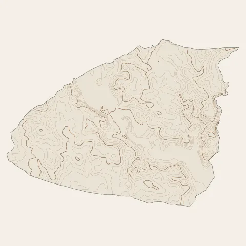 Trans-en-Provence : courbes de niveau