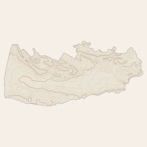 Le Val : courbes de niveau