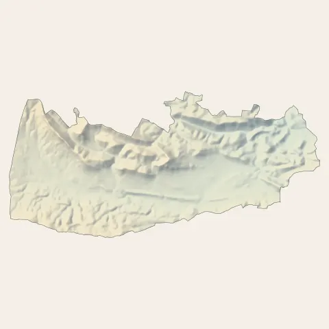 Le Val : relief