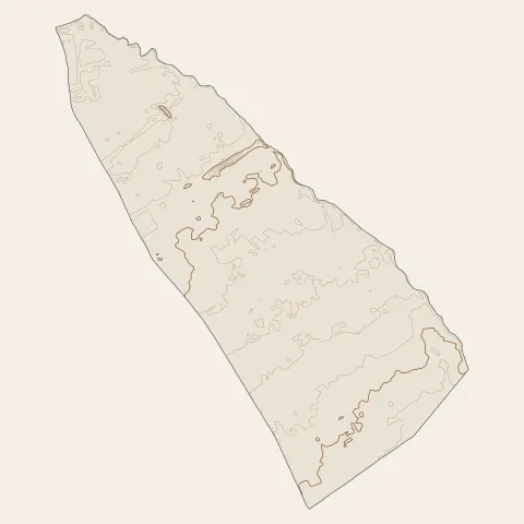 Althen-des-Paluds : courbes de niveau