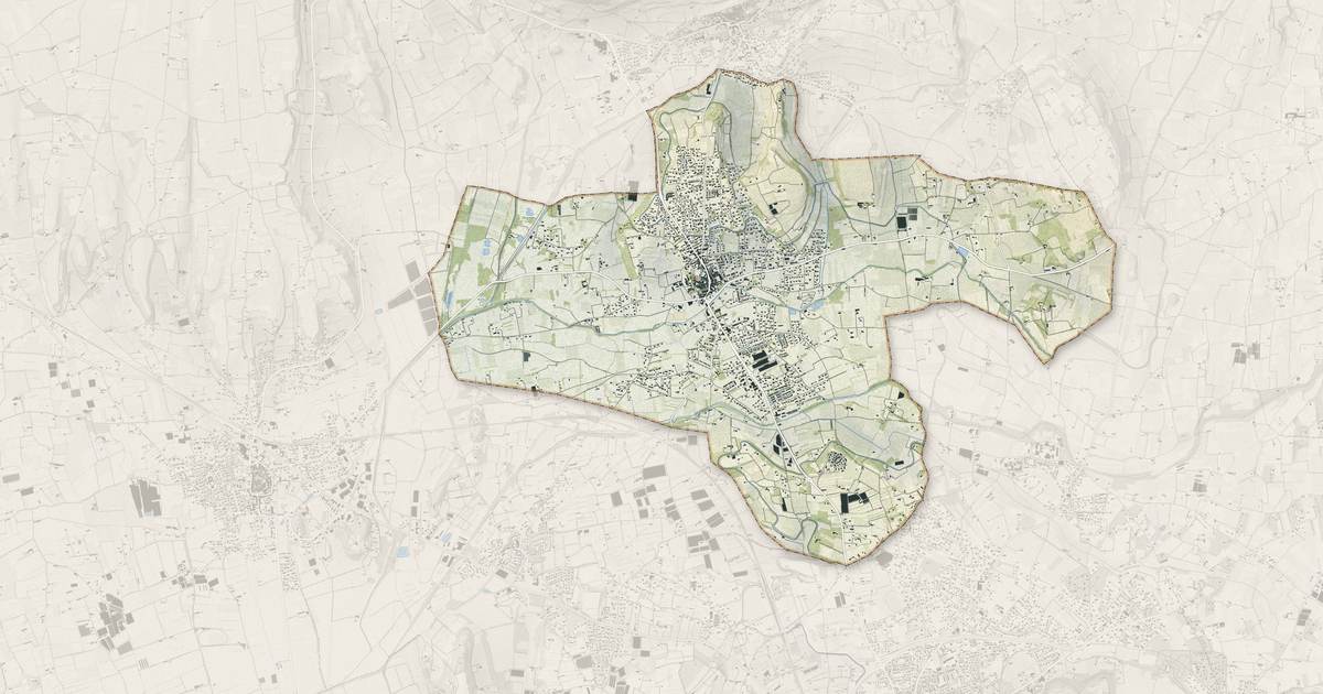 Portrait cartographique de Aubignan : relief, eau, forêts, bâti et voies, calculés à partir des données de l'IGN