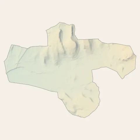 Aubignan : relief