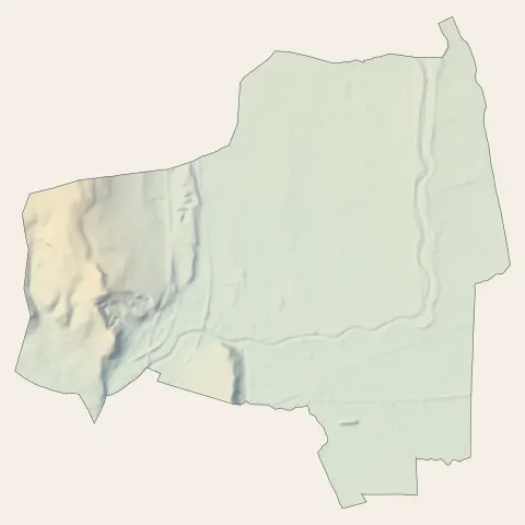 Bédarrides : relief