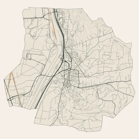 Bollène : voies