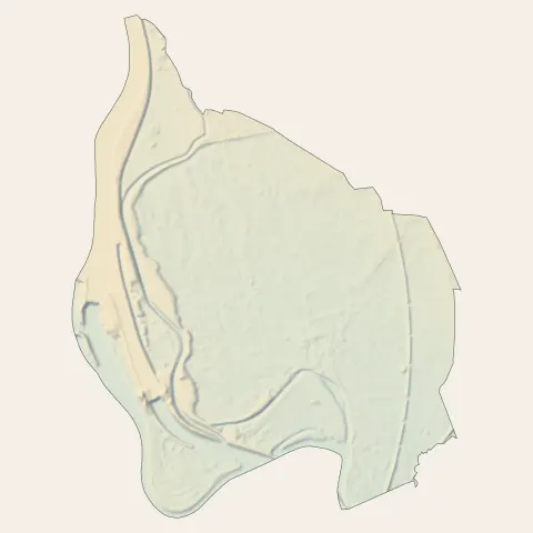 Caderousse : relief