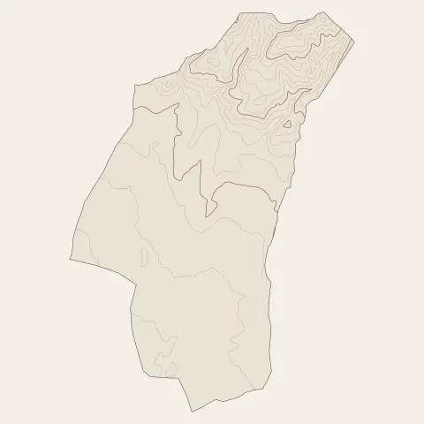 Caromb : courbes de niveau