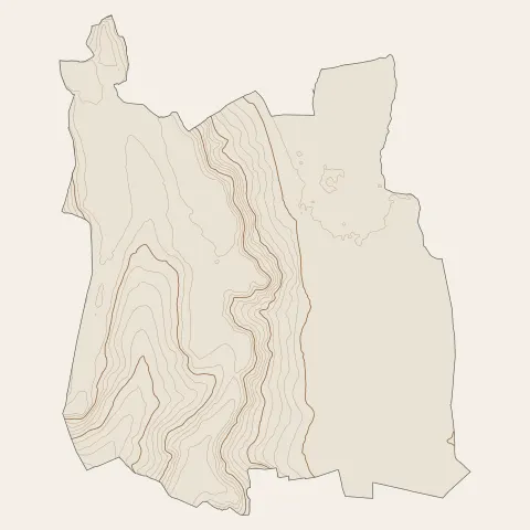Châteauneuf-de-Gadagne : courbes de niveau