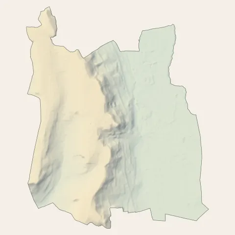 Châteauneuf-de-Gadagne : relief