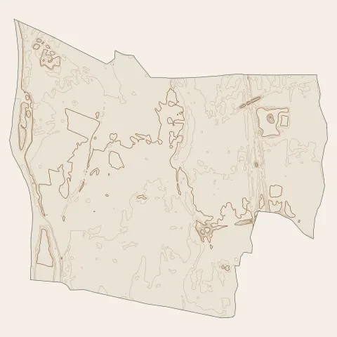 Lapalud : courbes de niveau