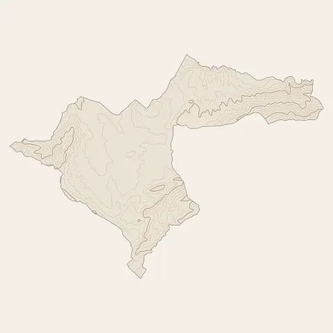 Malaucène : courbes de niveau