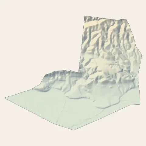Mérindol : relief