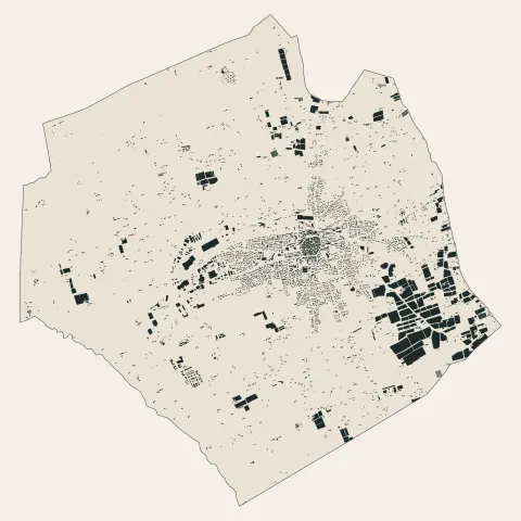 Monteux : bâti