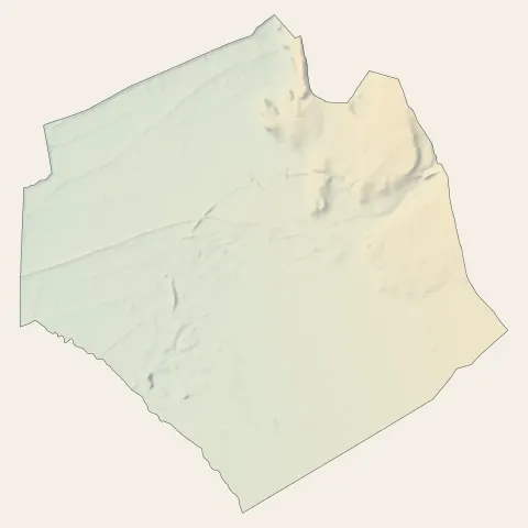 Monteux : relief