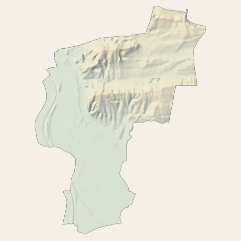 Mornas : relief