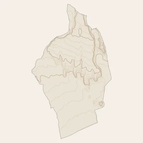 Sarrians : courbes de niveau
