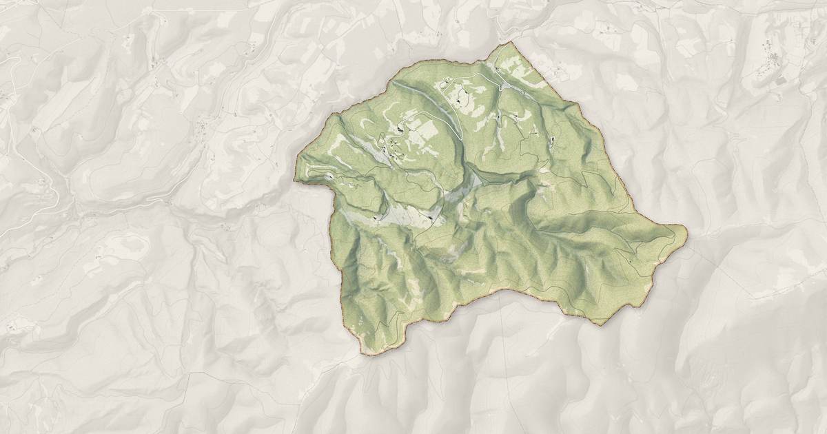 Portrait cartographique de Sivergues : relief, eau, forêts, bâti et voies, calculés à partir des données de l'IGN