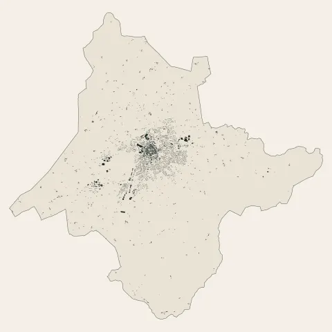 Valréas : bâti