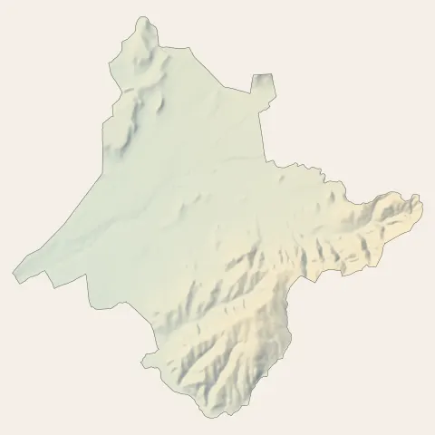 Valréas : relief