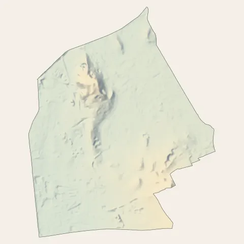 Vedène : relief