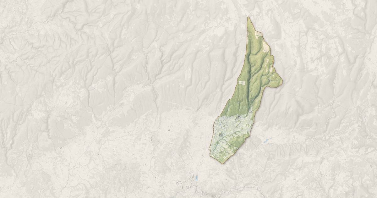 Portrait cartographique de Villars : relief, eau, forêts, bâti et voies, calculés à partir des données de l'IGN