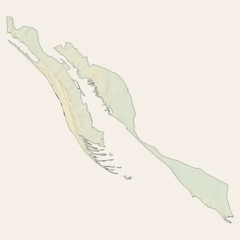 L'Aiguillon-la-Presqu'île : relief