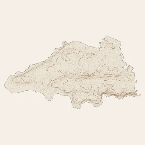 L'Aiguillon-sur-Vie : courbes de niveau