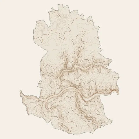 Apremont : courbes de niveau