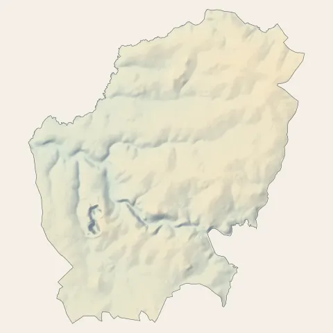 Beaulieu-sous-la-Roche : relief