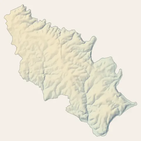 Bournezeau : relief