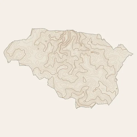 La Genétouze : courbes de niveau