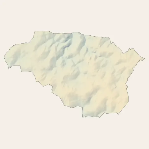 La Genétouze : relief