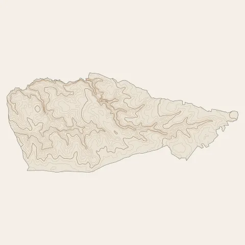 Grosbreuil : courbes de niveau
