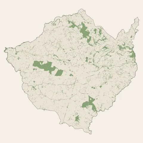 Les Herbiers : bois, forêts et landes