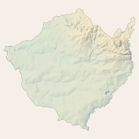 Les Herbiers : relief