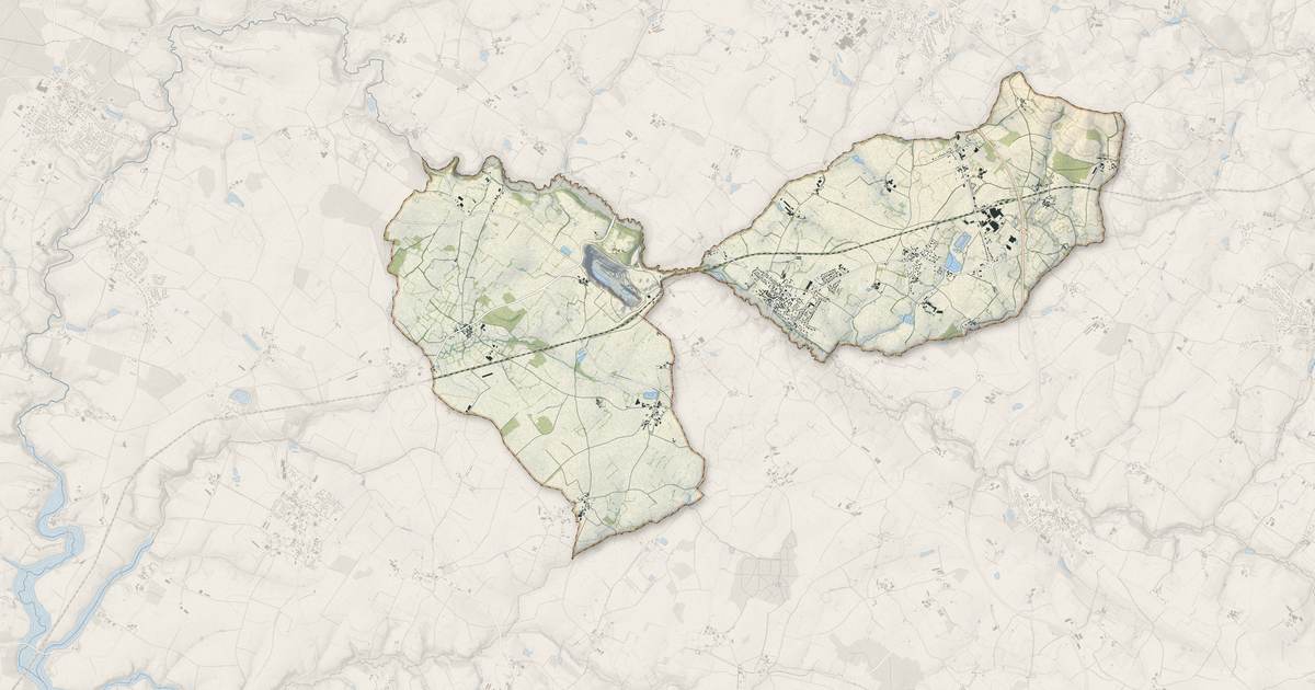 Portrait cartographique de La Meilleraie-Tillay : relief, eau, forêts, bâti et voies, calculés à partir des données de l'IGN