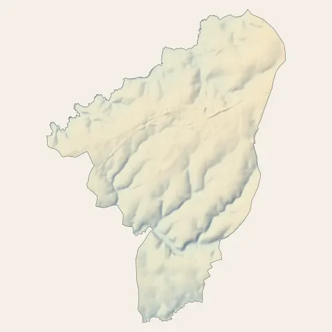 Les Achards : relief