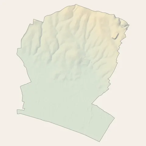 Nalliers : relief