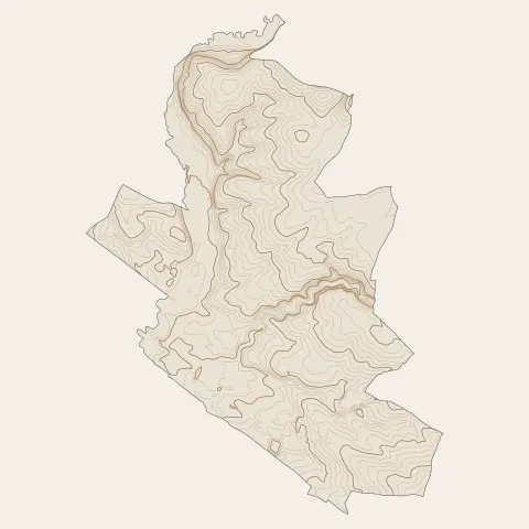 Rives-d'Autise : courbes de niveau