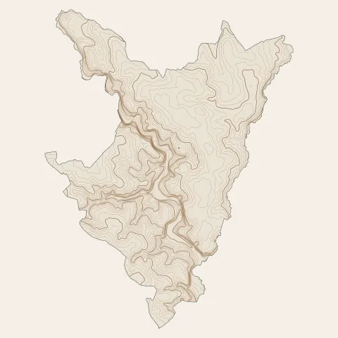 Rocheservière : courbes de niveau