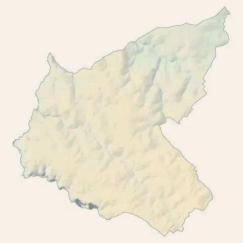 Montréverd : relief