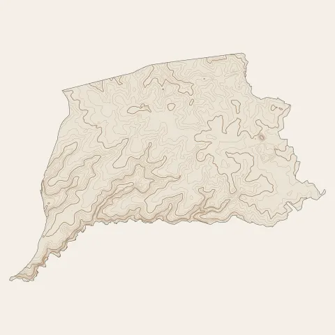 Sainte-Flaive-des-Loups : courbes de niveau