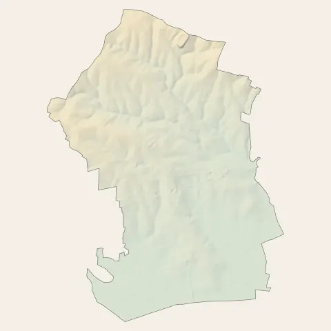 Sainte-Gemme-la-Plaine : relief