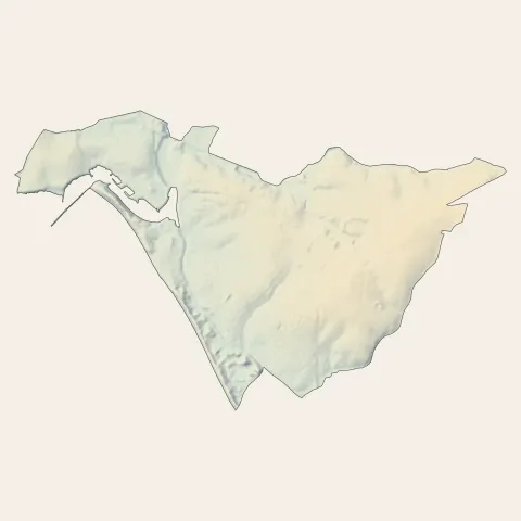 Saint-Gilles-Croix-de-Vie : relief