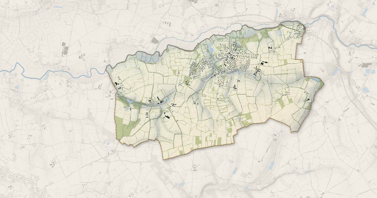 Portrait cartographique de Saint-Maixent-sur-Vie : relief, eau, forêts, bâti et voies, calculés à partir des données de l'IGN