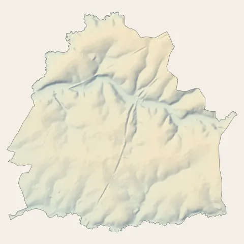 Saint-Mathurin : relief