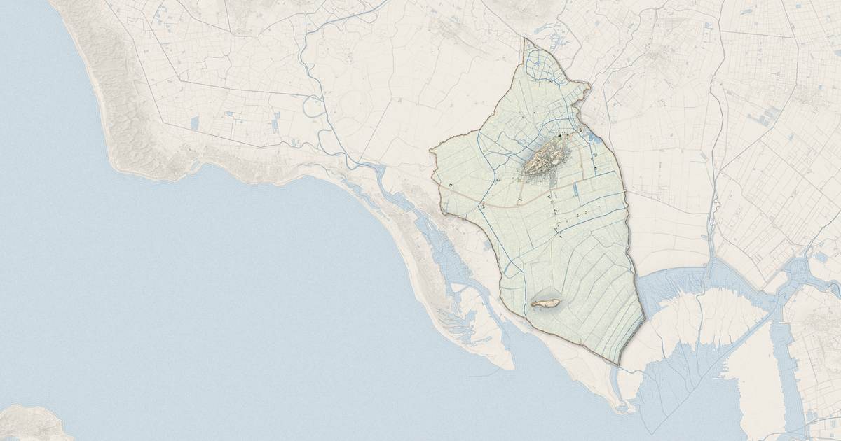 Portrait cartographique de Saint-Michel-en-l'Herm : relief, eau, forêts, bâti et voies, calculés à partir des données de l'IGN