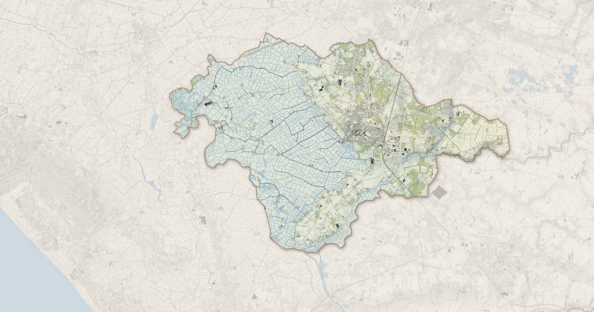 Portrait cartographique de Soullans : relief, eau, forêts, bâti et voies, calculés à partir des données de l'IGN
