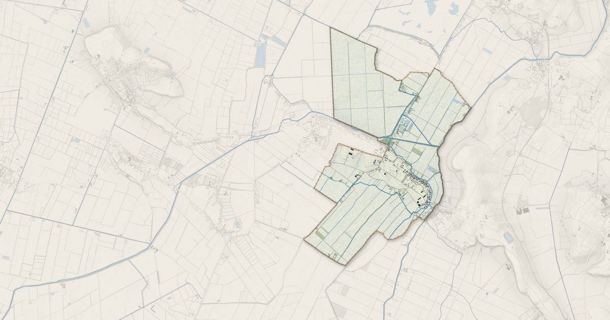 Portrait cartographique de La Taillée : relief, eau, forêts, bâti et voies, calculés à partir des données de l'IGN